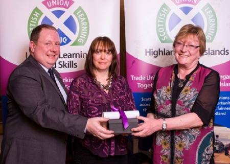 Award Presentation: Photo credit CalMac