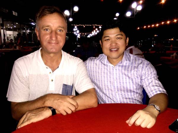 Miko in Asia is being led by Per Johansson (left) and Spencer Go (Photo: Miko Marine)