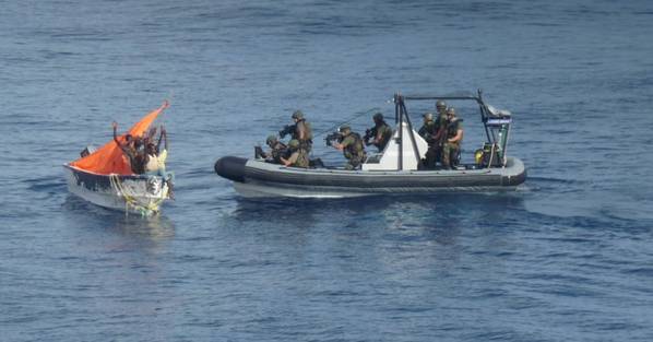 Boarding Party & Pirate Skiff: Photo credit EU NAVFOR