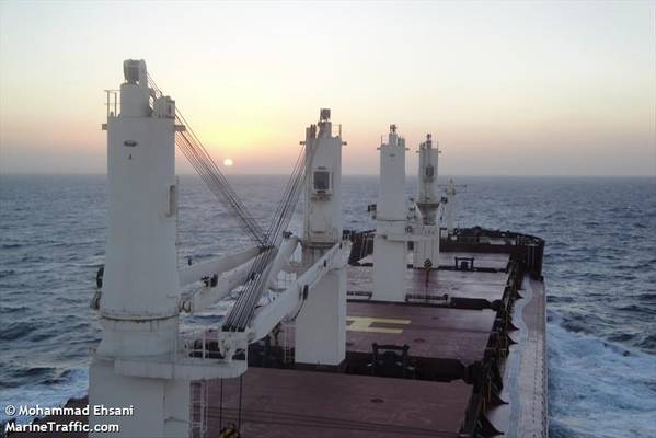 The Bulker 'Bavand' / image Credit MarineTraiffic.com / © Mohammed Ehsani