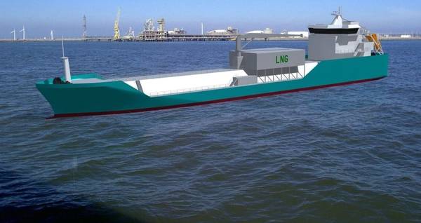 LNG bunkering barge for GDF