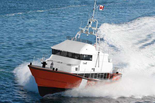 Canadian Coast Guard SAR Lifeboat: Photo courtesy of Robert Allan