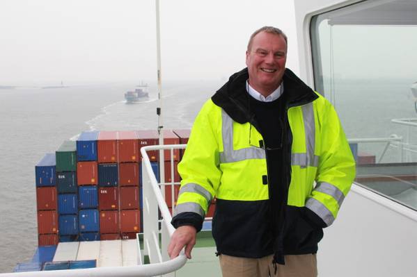 Captain Leonardus Versteeg: “For me, going out to sea means freedom.” (Photo: Hapag-Lloyd)