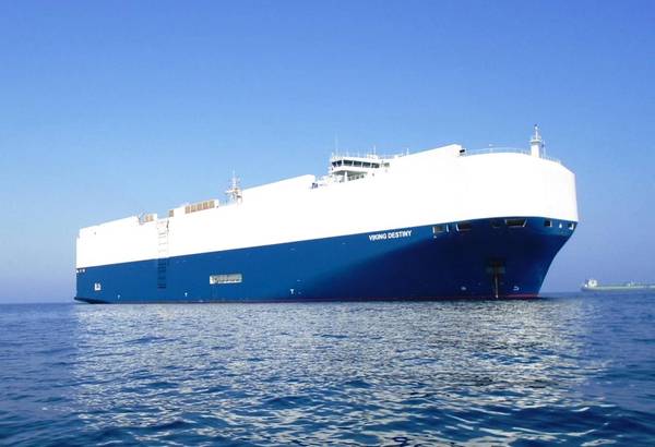 Gram Car Carriers' 6,700-car-capacity Viking Destiny (built 2017). © Orca AI 