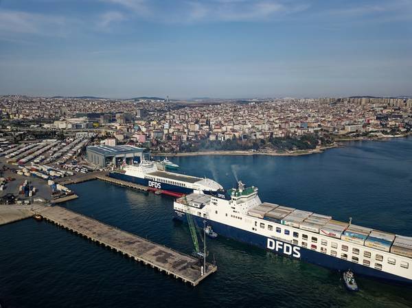 DFDS celebrated 10,000 sailings in the Mediterranean. © DFDS