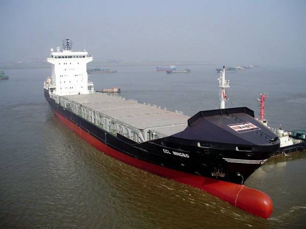 A Centrans Bulk Carrier: Photo credit Centrans Ocean Shipping