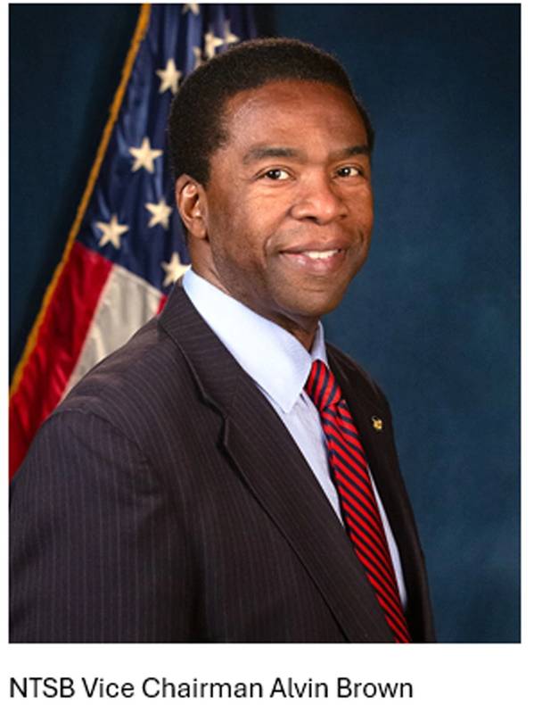 NTSB Vice Chairman Alvin Brown (c) NTSB