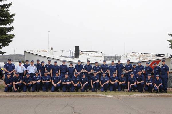 Coast Guard Reservists from Sector Saulte Ste. Marie. Photo credit: US Coast Guard District