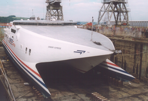 Condor Express: Photo courtesy of A&P Shipyard