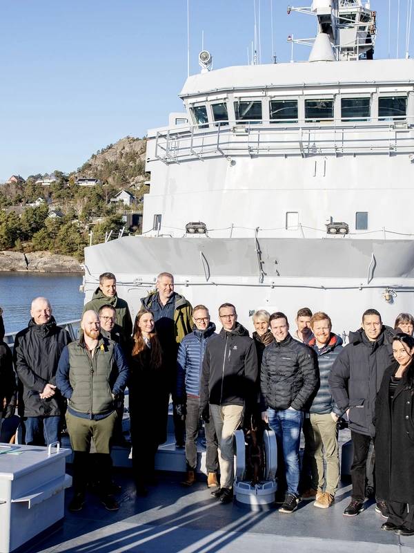 The EU consortia gathered onboard  RV North Star at Stord, Norway_Photo Marius Knutsen