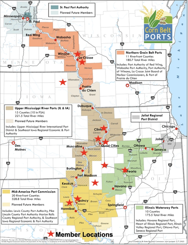 Consortium members. © Western Illinois University 