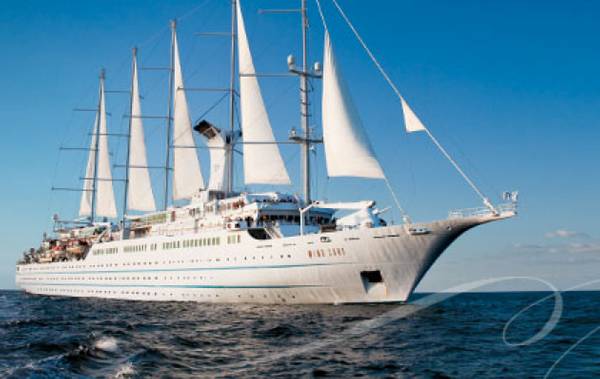 Cruise Ship 'Wind Surge': Photo credit Windstar Cruises