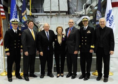 USS Detroit Keel-laying Ceremony: Photo credit Lockheed Martin