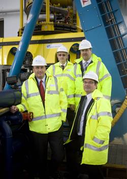 S3 Directors Will Primavesi (survey director) Peter Mackintosh (finance director), Dave McKay ROV director and Graeme Kidd (managing director).