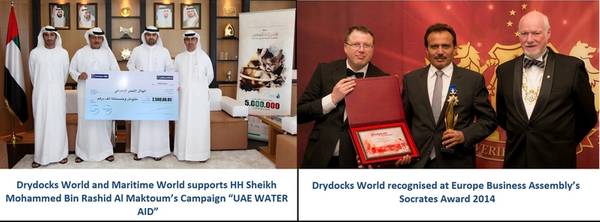 Drydocks World Receives Recgonition for it's CSR Acheivements (Credit: Drydocks World)