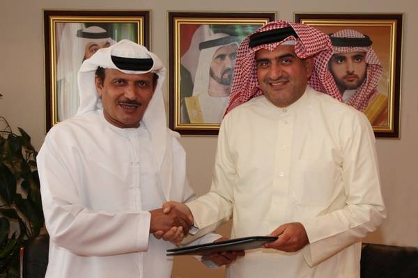 Dubai Maritime City Development Sign-up: Photo credit Maritime World Dubai