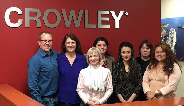 MMS' eight employees include Lisa Haynie, Kelly Kuest, Veronica Veach, Kim Oliver, Klarchen Yap, Bryan Boyle, Katherine Fitz and Daysi Alfaro (Photo: Crowley)