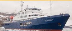 Expedition cruise ship 'Plancius': Photo courtesy of Oceanwide Expeditions