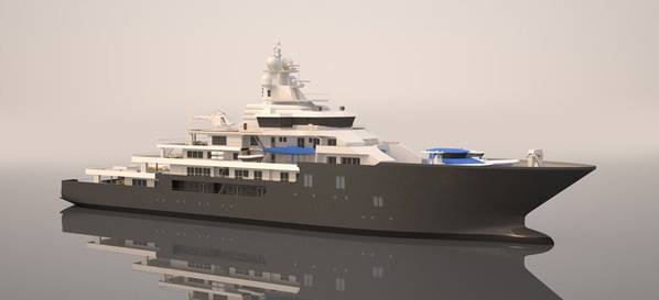 Expedition Support Vessel: Image credit Kleven
