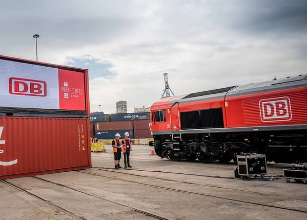 New rail freight service launched at Port of Liverpool. (Photo: Peel Ports) 