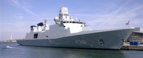 Frigate 'Iver Huitfeldt': Photo credit Terma