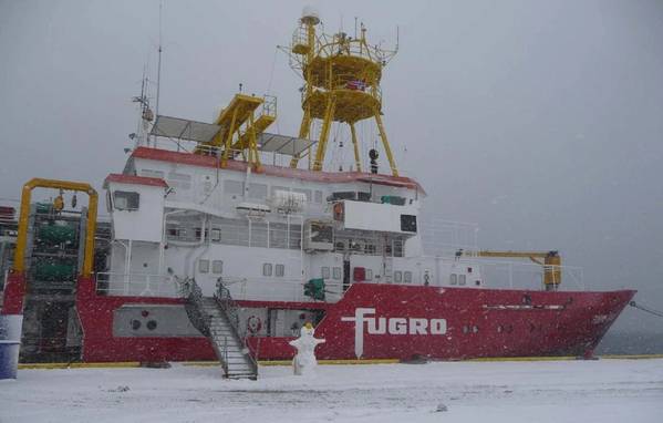 Fugro Vessel: Photo credit Fugro OSAE