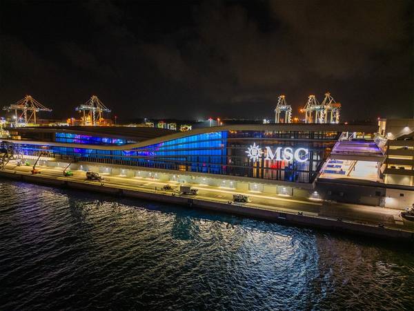 Gauzy Ltd. announced the official reveal of its smart glass facade at the inauguration of the new MSC Terminal in Miami, Florida. Credit: Gauzy