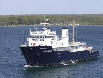 Great Lakes Maritime Academy training vessel, T/S State of Michigan.