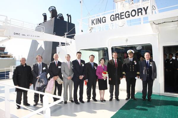 King Gregory Delivery: Photo credit CMM