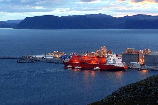 Hammerfest LNG Plant: Photo credit Statoil