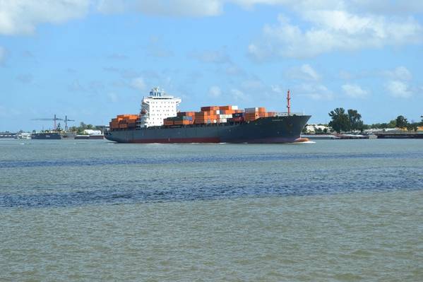 Hapag-Lloyd's 810-foot container ship Summer E arrives at the Port of New Orleans today at 11 a.m. CST. Terminal Operator Ports America will handle 300 container moves on the ship Friday afternoon at the Napoleon Avenue Container Terminal. The Summer E is one of nine ships at Port docks this weekend.