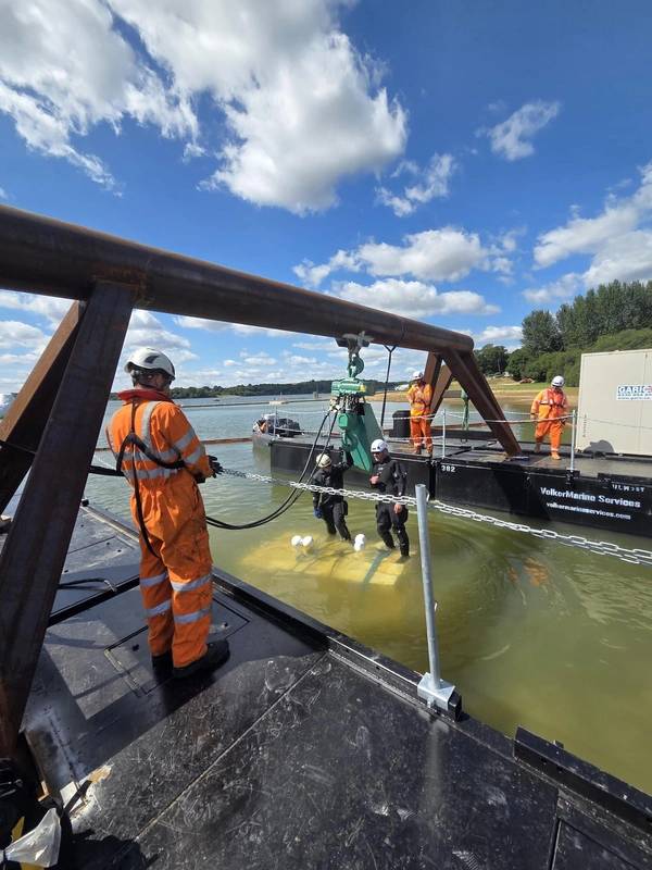 Hoist & Winch had to supply, install, commission, load-test and LOLER-certify two air-powered chain hoists offering 20-tonne SWL. © Hoist & Winch