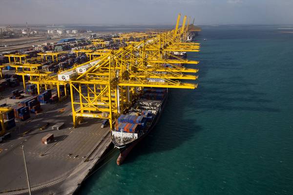 File Image of typical DP World port operations. CREDIT: DP World