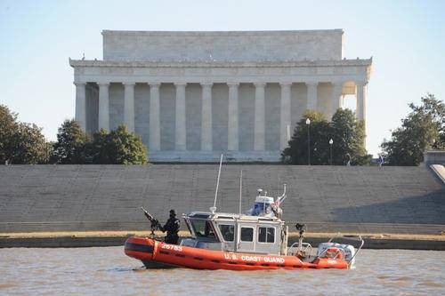 Inauguration Patrol: Photo credit USCG