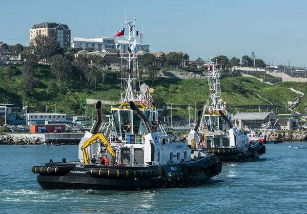 SAAM incorporated two new tugboats, Mirlo and Tordo, into its fleet in Chile  during Q2 2016 (Photo: SAAM)