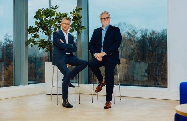 L to R: Ivo-Paul Tummers & New CEO Geert-Jan den Besten. Image courtesy Tidalis