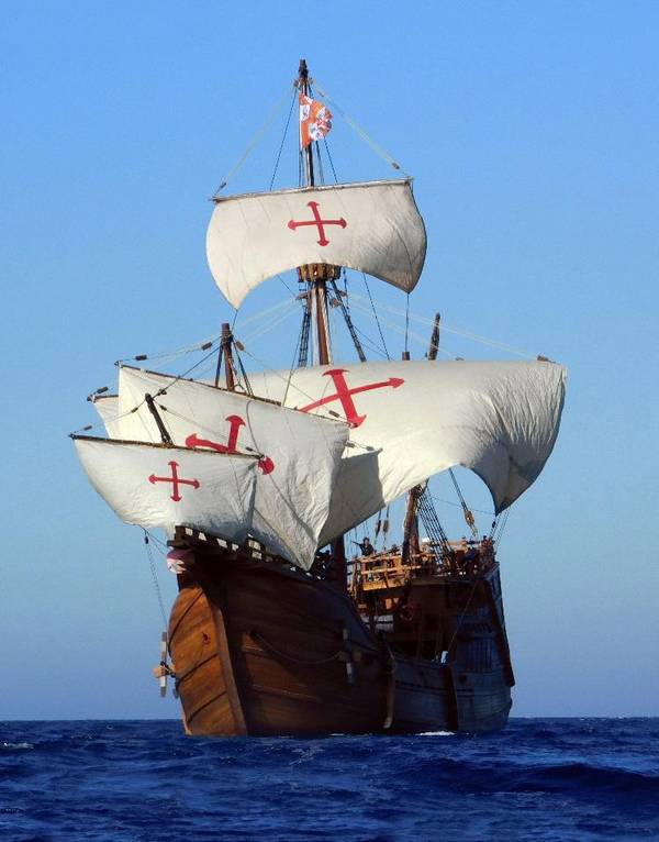 St Katharine Docks Marina will be welcoming a replica of Christopher Columbus'  flagship, the Santa Maria, this May. Credit: St Katharine Docks Marina
