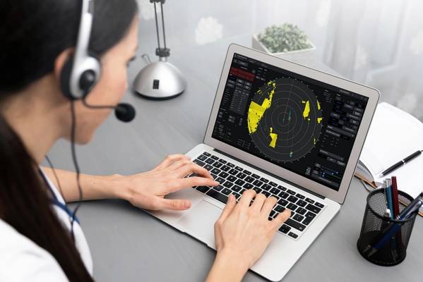 Kongsberg Digital’s new radar application will enable instructors to facilitate online radar training for students, who can practice anywhere and anytime using their own laptop and an internet connection. Photo: Kongsberg Digital
