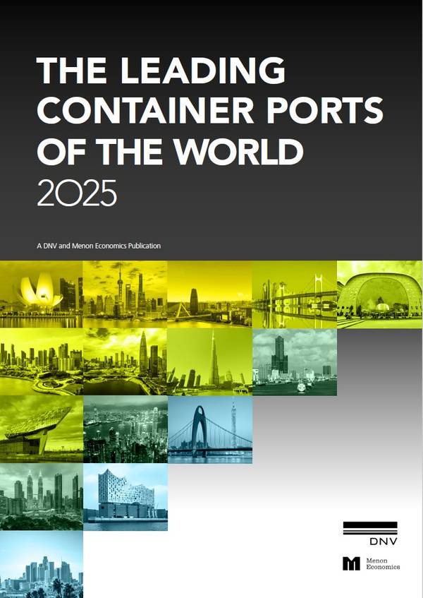 Leading Container Ports of the World (LCP) report cover image. © DNV