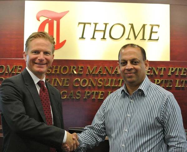 (Left-Right) Stephen Alexander, COO and Secretary General of IMPA with Ryan Dalgado, Procurement and Supply Chain Manager of Thome Ship Management.