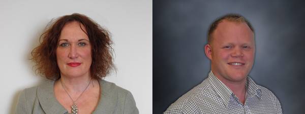 Lesley Maxwell (left) and Nick Knight