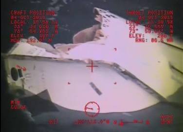 Lifeboat wreckage discovered by search crews Sunday (Image: USCG)