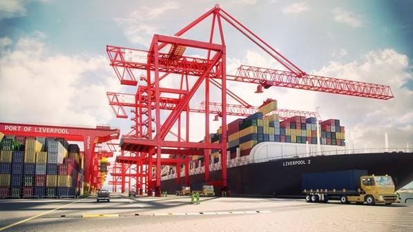 Liverpool 2 Port Expansion: Photo credit Peel Ports