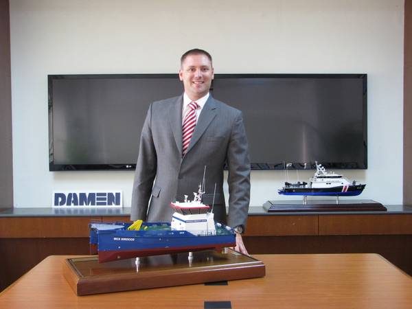 Maarten Jongen, Managing Director of Damen Shipyards Singapore (DSSi).