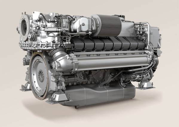 Marine Engine MTU 2000: Photo credit MTU