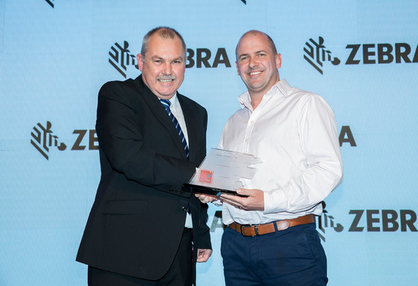 Neil McMaster, GAC Dubai’s General Manager of Contract Logistics, receives the FMCG Supply Chain of the Year Award at a ceremony held at Grosvenor House Marina. (Picture courtesy of ITP Media Group)