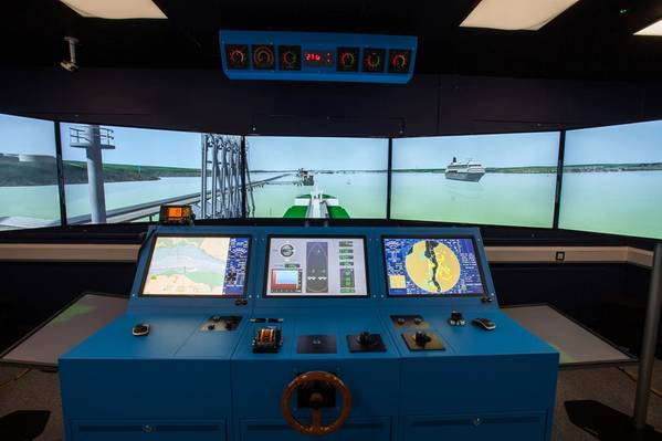 Milford Haven's simulator suite has the potential to put you at the helm of any marine vessel, in any port. (Photo: MPHA)