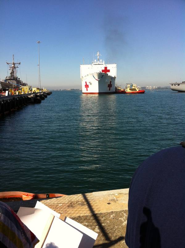 Military Sealift Command hospital ship USNS Mercy (T-AH 20)