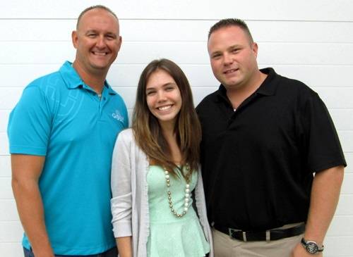From left: Tony Miller, Samantha Thomas and Parrish Westbrook