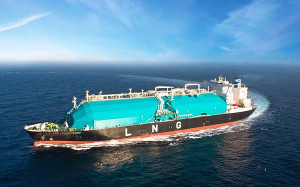 One of MISC's LNG carriers at sea (CREDIT: MISC)